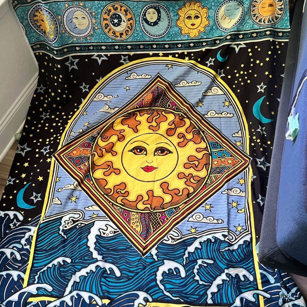CELESTIAL SPACE AND OCEAN LARGE UNIQUE TAPESTRY